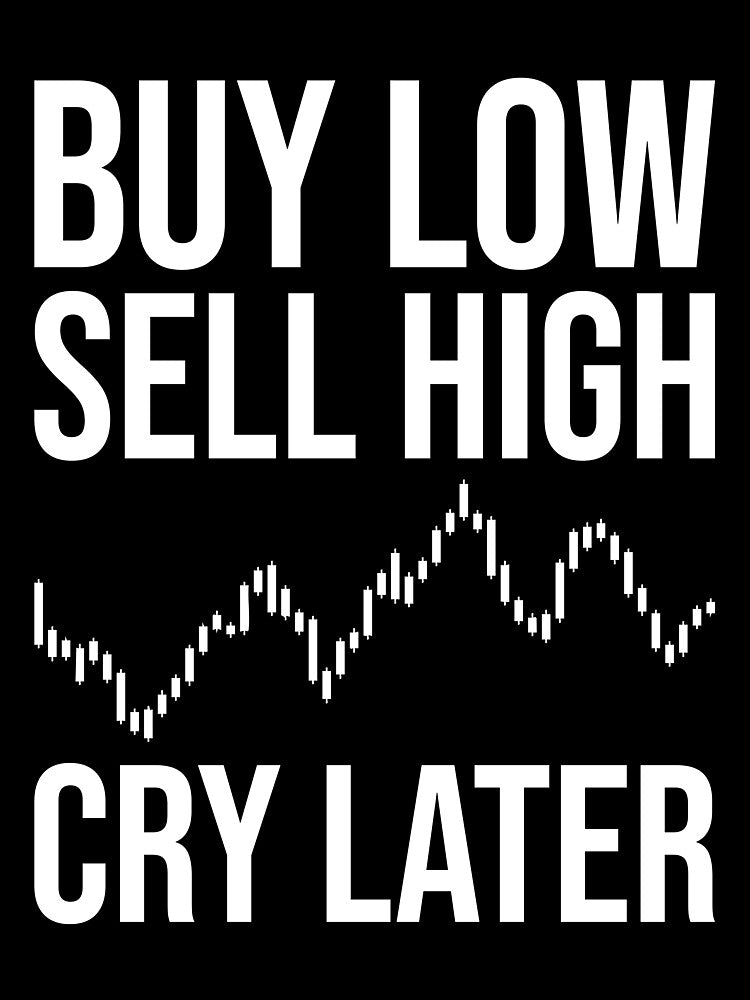 Buy Low, Sell High, Cry Later - Funny Forex Trading by chantastical T-Shirts, Hoodie, Sweatshirt | BlankRebels.com (Image 3)