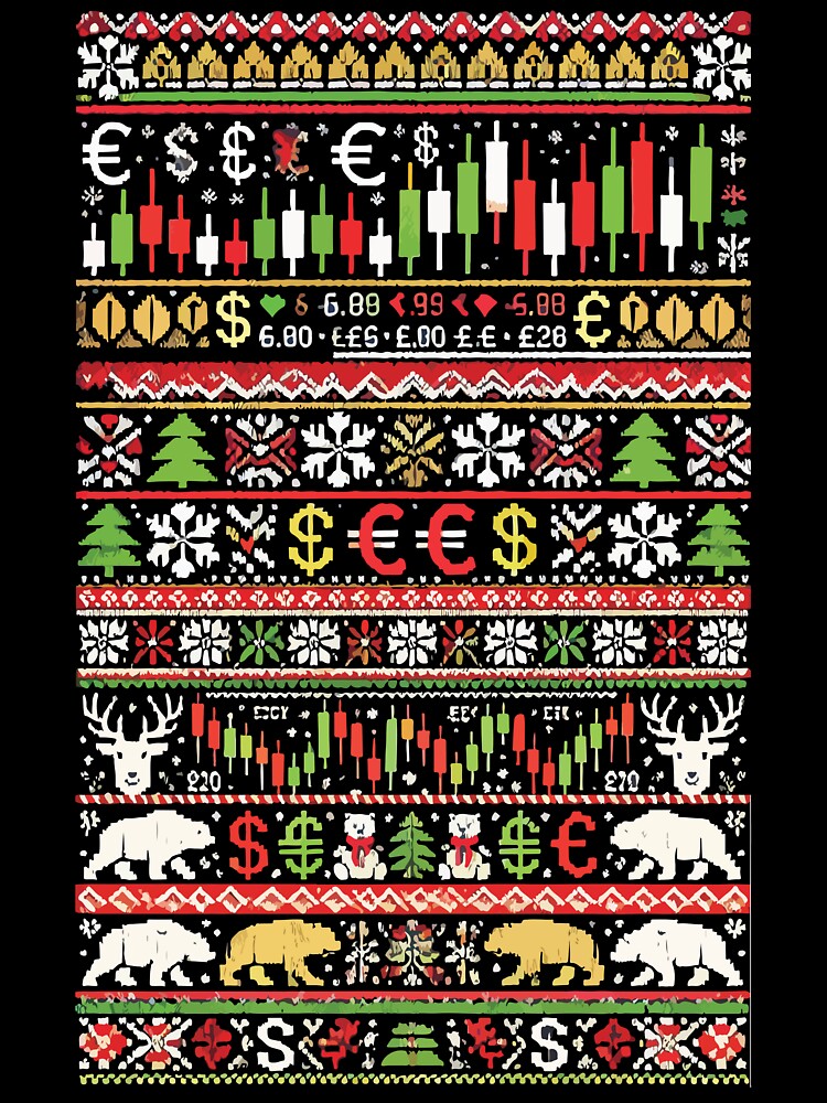 Forex Christmas Sweater - Festive Holiday Trading by chantastical T-Shirts, Hoodie, Sweatshirt | BlankRebels.com (Image 3)