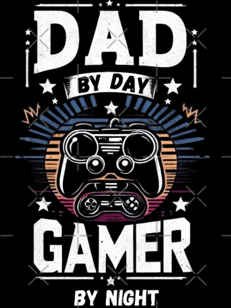 Dad By Day Gamer By Night T-shirt by Fictio ⭐⭐⭐⭐⭐ Hoodie, Sweatshirt | BlankRebels.com (Image 3)