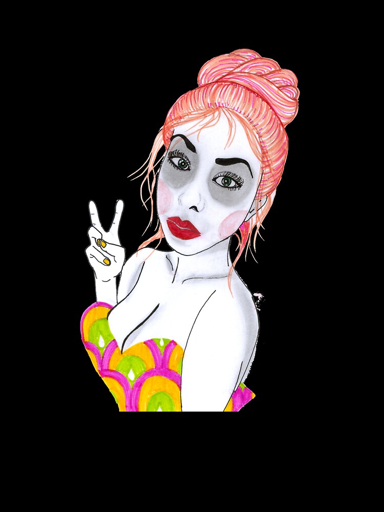 Pop Art Woman Art Design by HighArtDesigns
