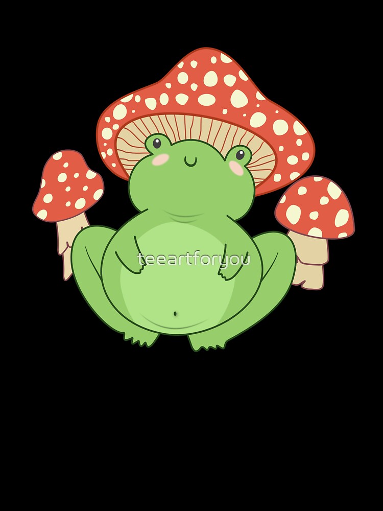 Funny cottagecore frog mushroom paddo cottage core aesthetics by teeartforyou T-Shirts, Hoodie, Sweatshirt (Image 3)