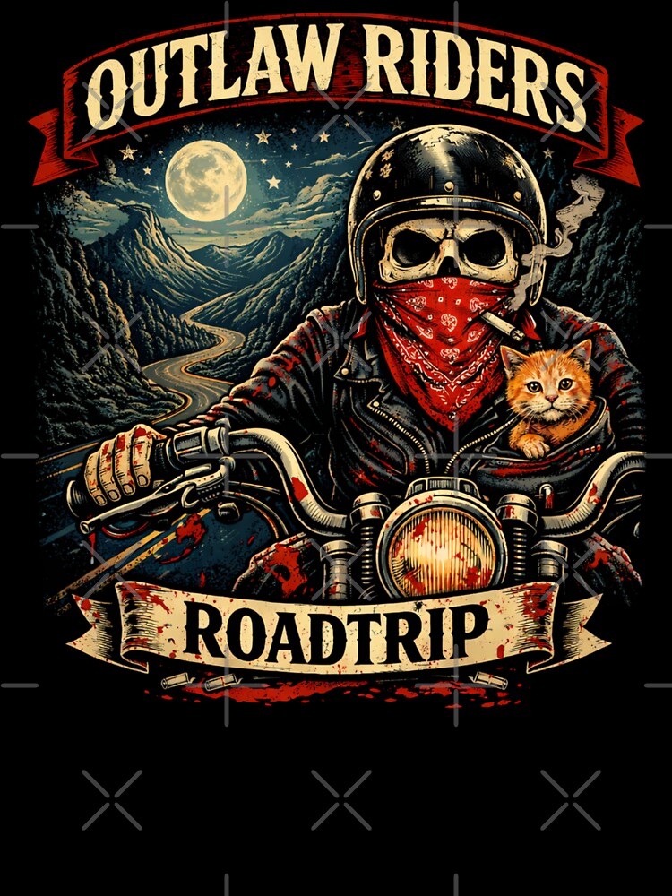 Outlaw riders - roadtrip by NOHORIZON T-Shirts, Hoodie, Sweatshirt | BlankRebels.com (Image 3)