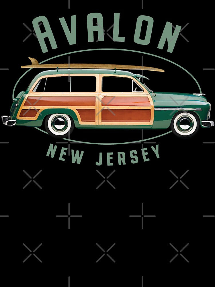 Avalon New Jersey Vintage Surfing Design by Futurebeachbum T-Shirts, Hoodie, Sweatshirt | BlankRebels.com (Image 3)