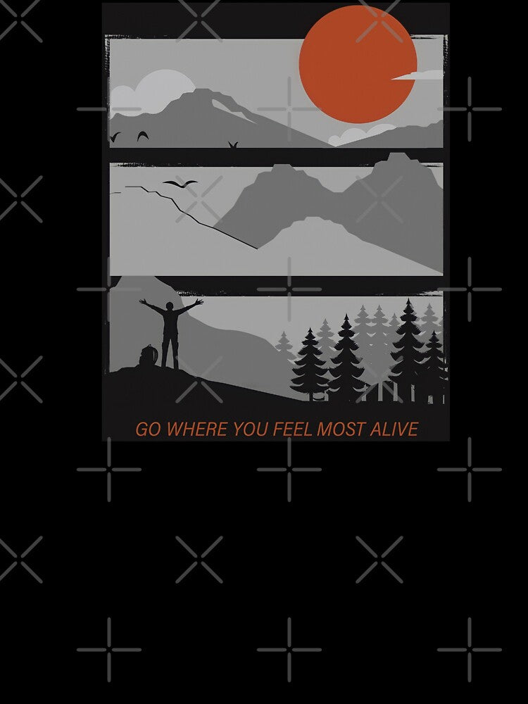 Sunset Landscape Travel Tshirt Hoodies Mask Phone Cases by Beep Peep Sweatshirt | BlankRebels.com (Image 3)