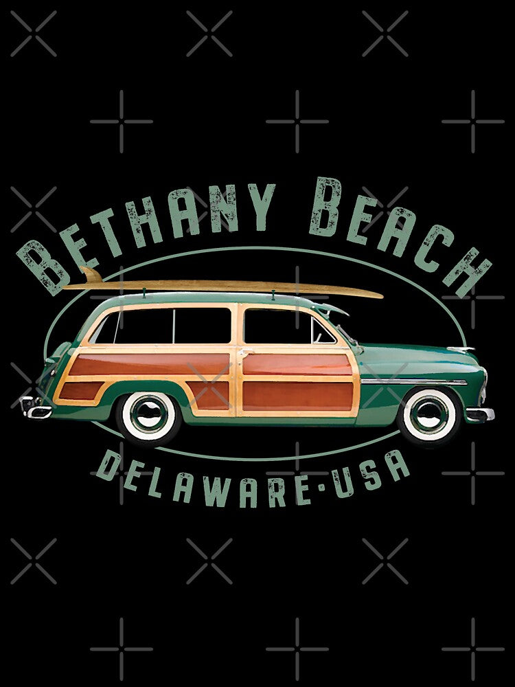 Bethany Beach Delaware Vintage Surfing Design by Futurebeachbum T-Shirts, Hoodie, Sweatshirt | BlankRebels.com (Image 3)