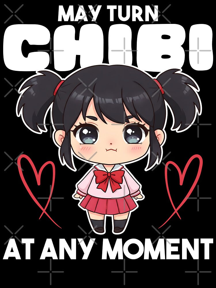 MAY TURN CHIBI AT ANY MOMENT - ANIME GIFT by KEF Custom
