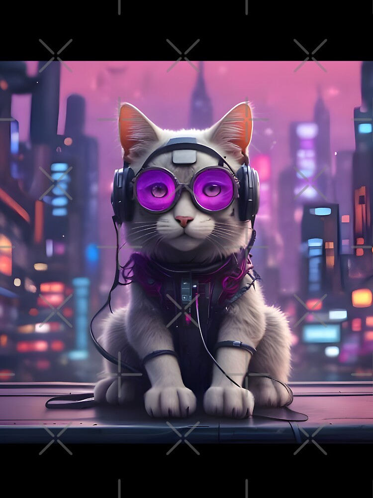 Cyberpunk Kitty Neon Light by SYTeesStore T-Shirts, Hoodie, Sweatshirt | BlankRebels.com (Image 3)