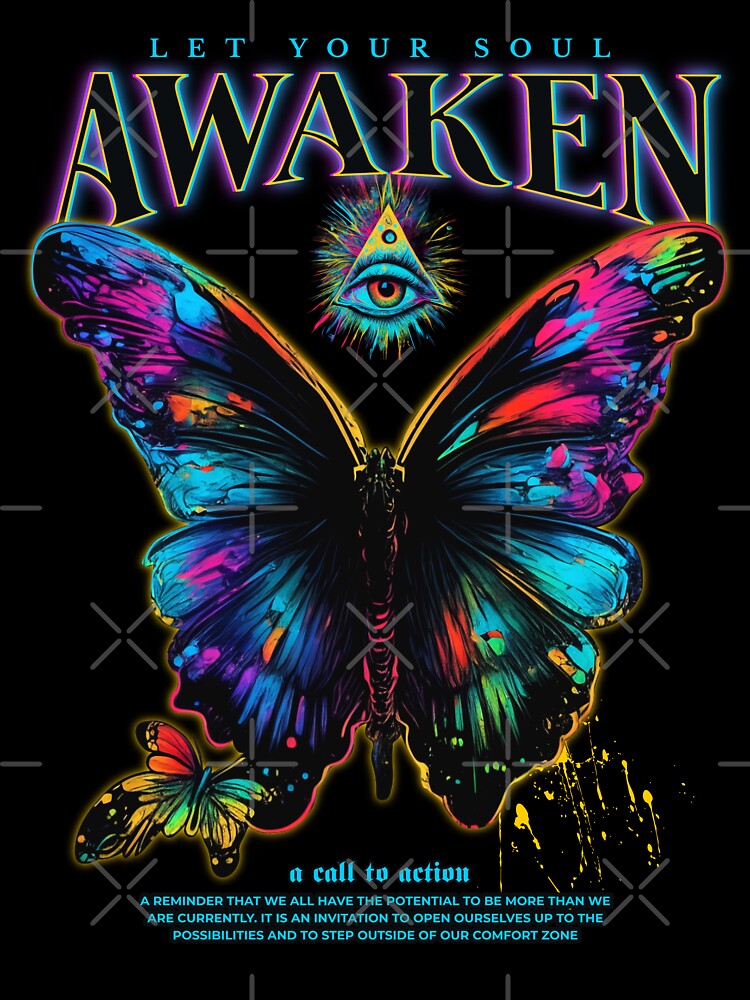 Awaken Butterfly Graphic T-shirt by himx05 Hoodie, Sweatshirt | BlankRebels.com (Image 3)