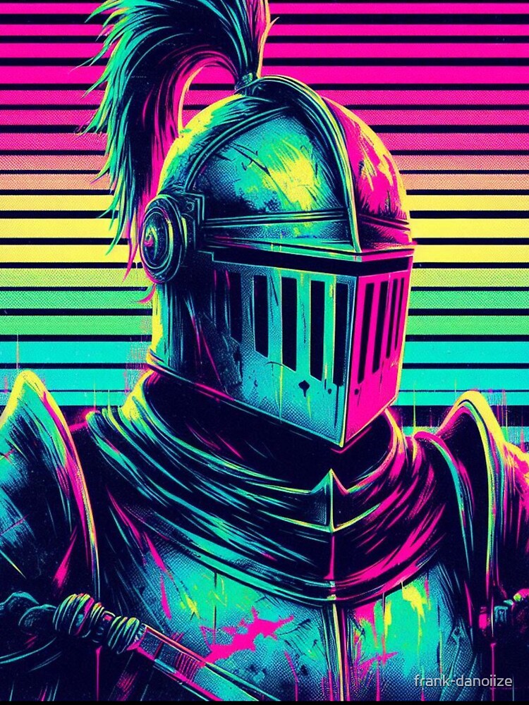 Vaporwave Knight by shirt guy tee