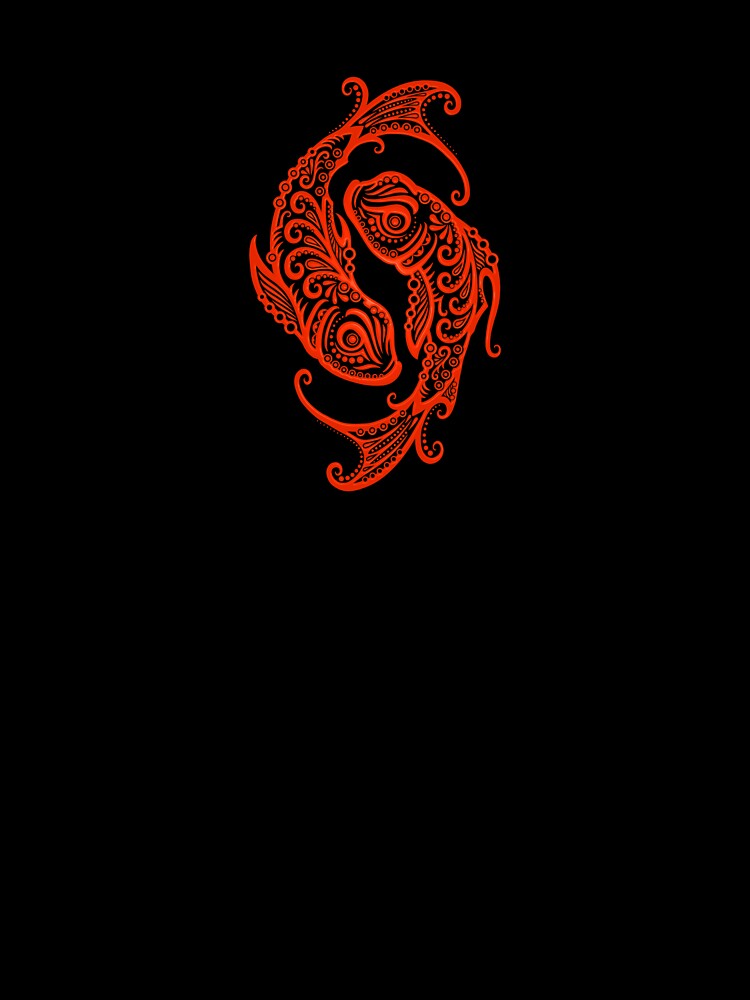 Red Pisces Zodiac Sign in the Stars by JeffBartels T-Shirts, Hoodie, Sweatshirt | BlankRebels.com (Image 3)