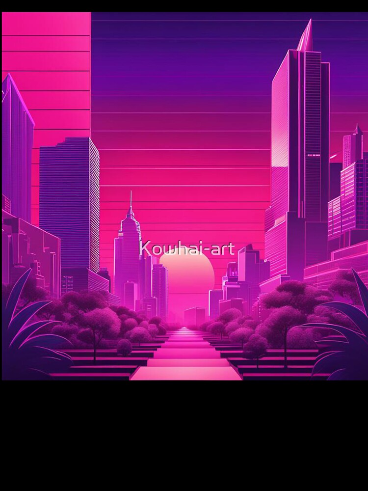 Synthwave Serenity by Kowhai-art T-Shirts, Hoodie, Sweatshirt | BlankRebels.com (Image 3)