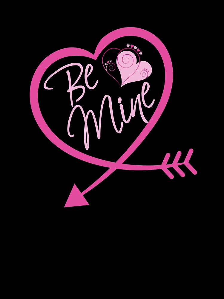 Valentine For Ladies Pretty Be Mine With Hearts by Sapphire Star T-Shirts, Hoodie, Sweatshirt | BlankRebels.com (Image 3)