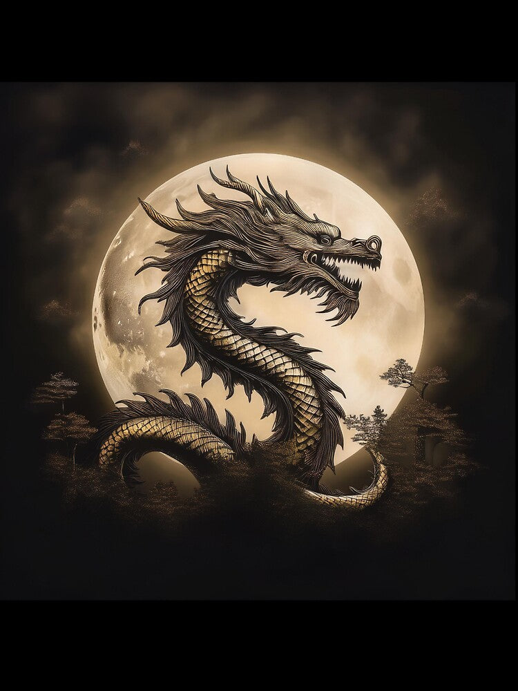Chinese dragon in sepia. by BAR DEC T-Shirts, Hoodie, Sweatshirt | BlankRebels.com (Image 3)