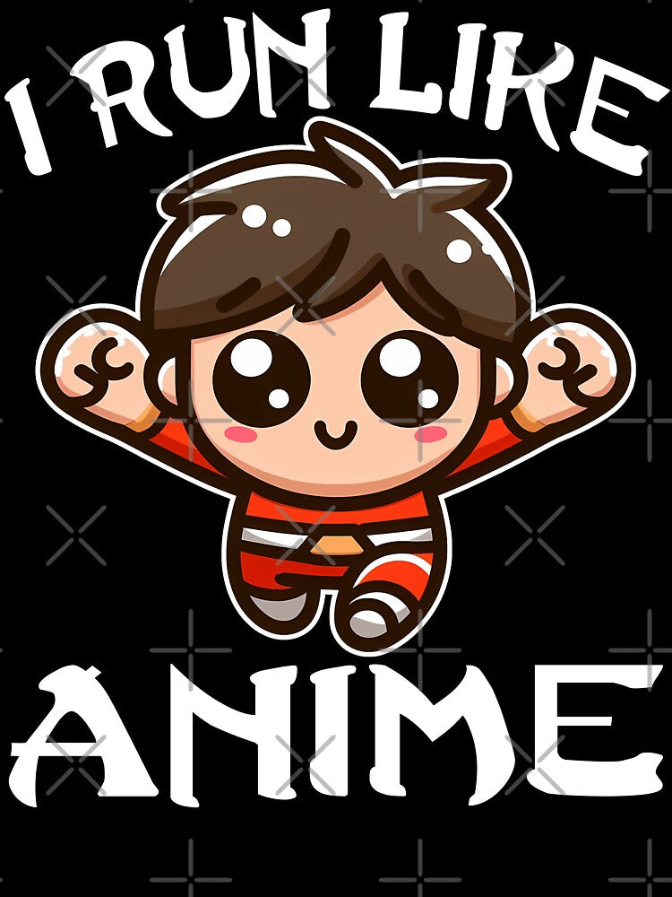 I RUN LIKE ANIME CHARACTER - ANIME GIFT by KEF Custom T-Shirts, Hoodie, Sweatshirt | BlankRebels.com (Image 3)
