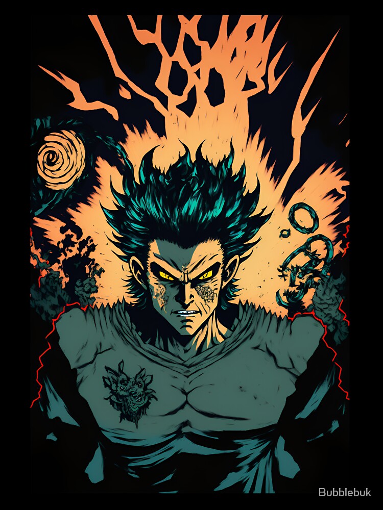 Anime Demon Son with fire1 by Bubblebuk T-Shirts, Hoodie, Sweatshirt | BlankRebels.com (Image 3)