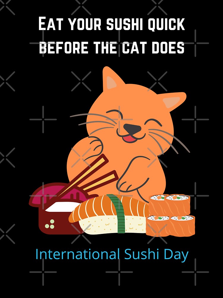 Sushi cat by fev-rocks T-Shirts, Hoodie, Sweatshirt | BlankRebels.com (Image 3)