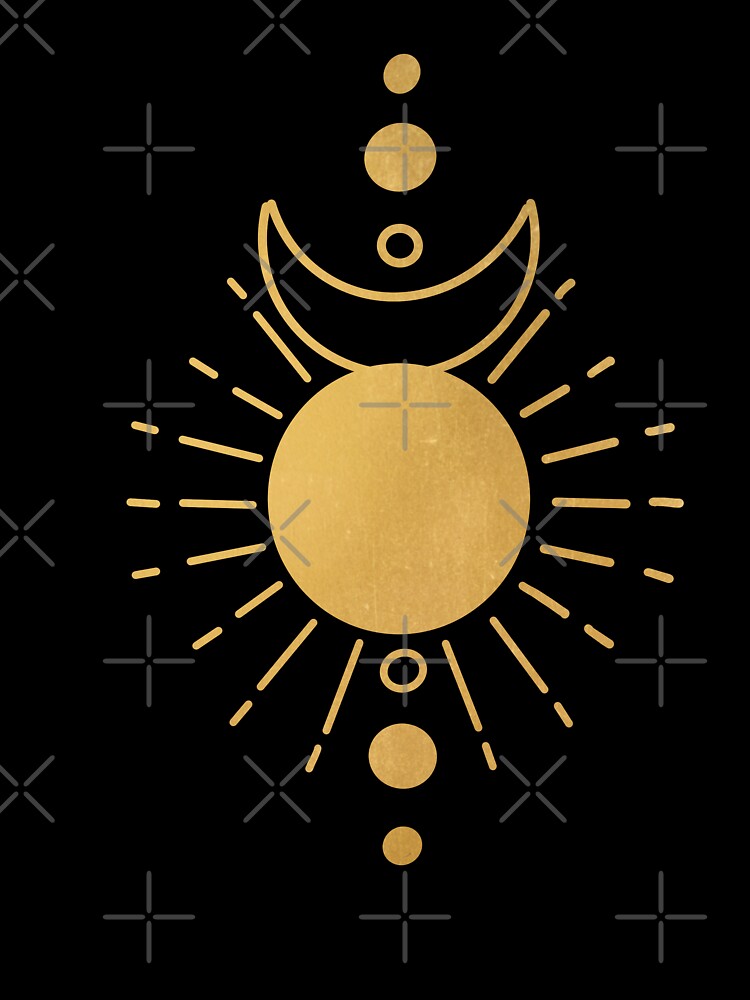 Golden moon by riadesignstore T-Shirts, Hoodie, Sweatshirt | BlankRebels.com (Image 3)