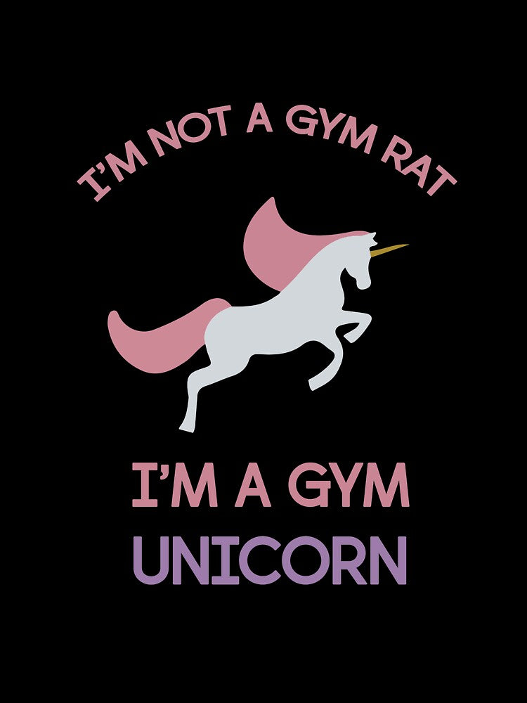 Im Not a Gym Rat I Am a Unicorn Fitness Magical T Shirt Tee by shoutoutshirtco Hoodie, Sweatshirt | BlankRebels.com (Image 3)