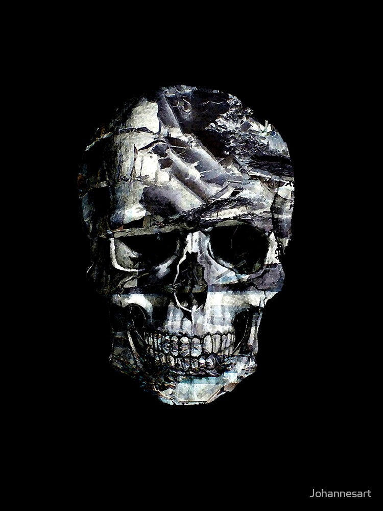 Rubble Skull by Johannesart T-Shirts, Hoodie, Sweatshirt | BlankRebels.com (Image 3)