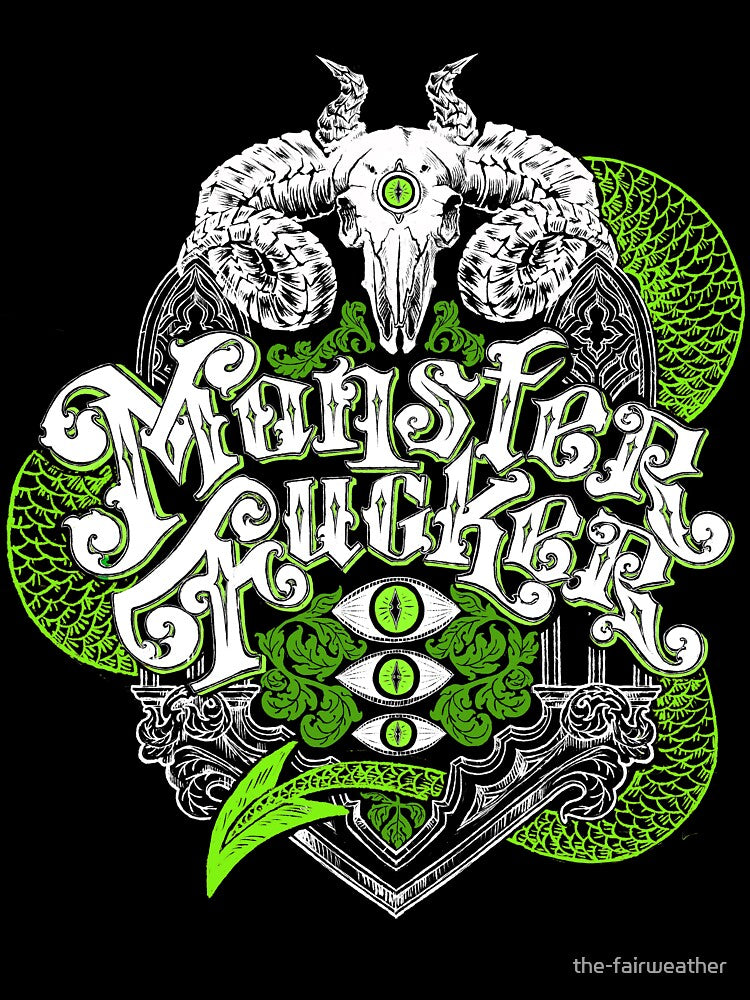 Monster Fucker MALACHITE by the-fairweather T-Shirts, Hoodie, Sweatshirt | BlankRebels.com (Image 3)