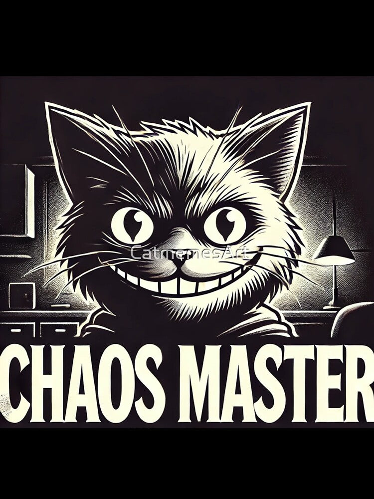 Evil Cat Meme - Chaos Master by CatmemesArt T-Shirts, Hoodie, Sweatshirt | BlankRebels.com (Image 3)