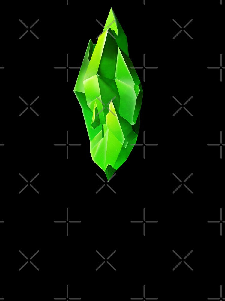 Green Crystal Gem: Crystal Collection by Carter Schmidt T-Shirts, Hoodie, Sweatshirt | BlankRebels.com (Image 3)