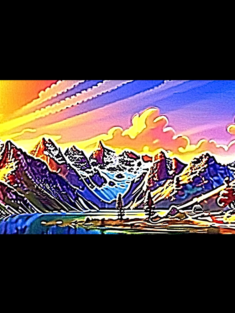 Mountain Lake Abstract by Steven  LaRussa T-Shirts, Hoodie, Sweatshirt | BlankRebels.com (Image 3)