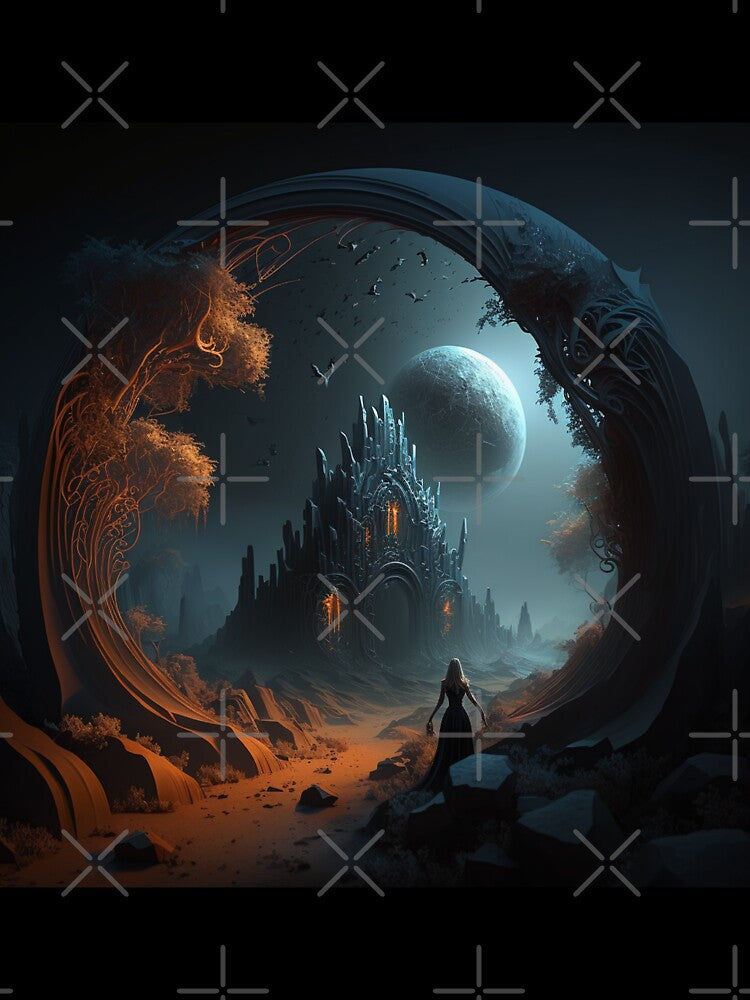 Dark Fantasy Art, Dark Castle by Fantasy Masterpiece T-Shirts, Hoodie, Sweatshirt | BlankRebels.com (Image 3)