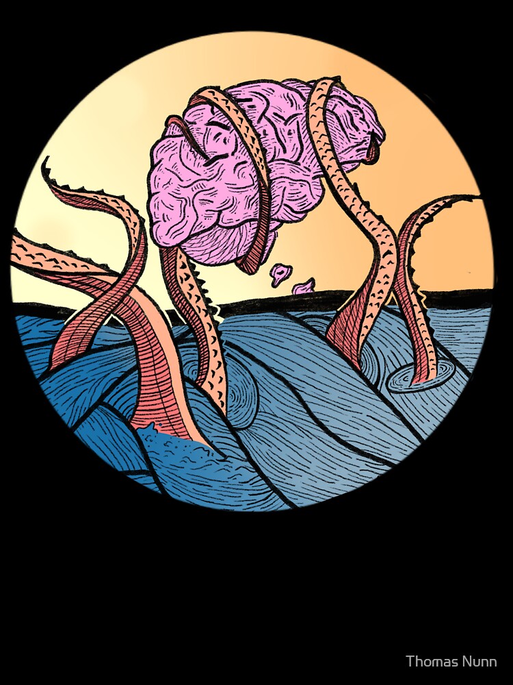 Kraken Brain by Thomas Nunn T-Shirts, Hoodie, Sweatshirt | BlankRebels.com (Image 3)