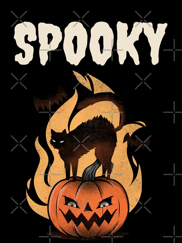 Spooky Black Cat on a Grinning Halloween Pumpkin by Mariana Piana T-Shirts, Hoodie, Sweatshirt | BlankRebels.com (Image 3)