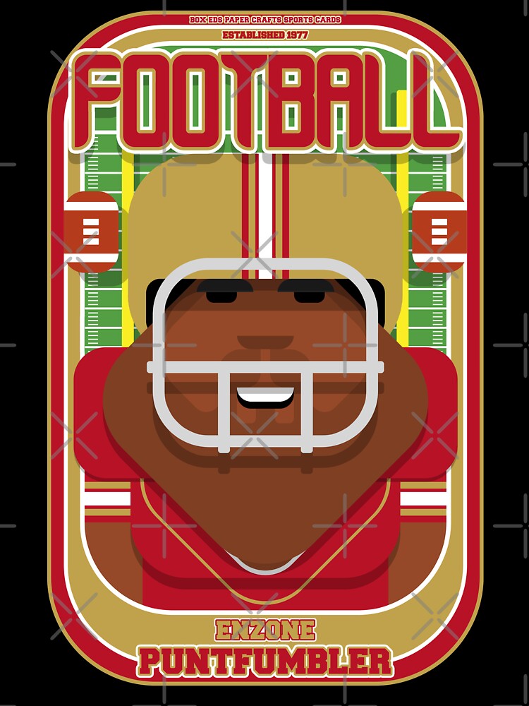 American Football Red and Gold - Enzone Puntfumbler - Hayes version by boxedspaper T-Shirts, Hoodie, Sweatshirt (Image 3)