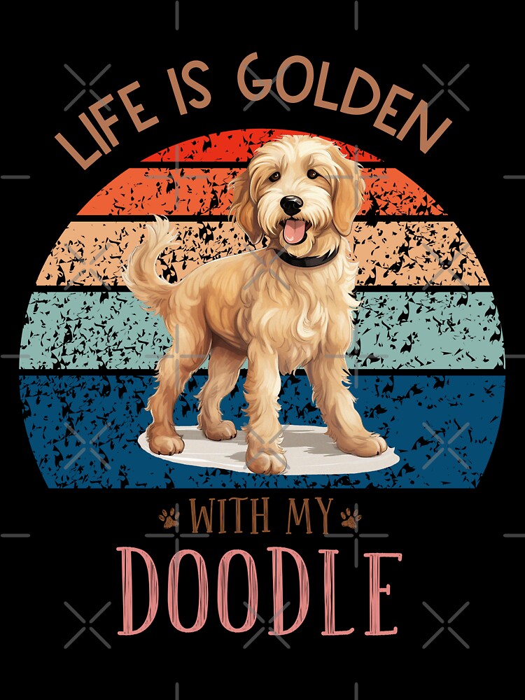 Golden Retriever Retro Sunset Vintage Dog Lover Cute Pet Gift by darunwan T-Shirts, Hoodie, Sweatshirt (Image 3)
