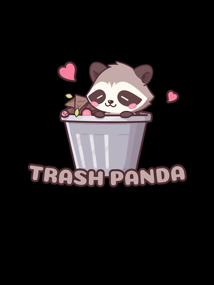 Trash Panda - Cute Raccoon in a Trashcan by floofydelight T-Shirts, Hoodie, Sweatshirt | BlankRebels.com (Image 3)