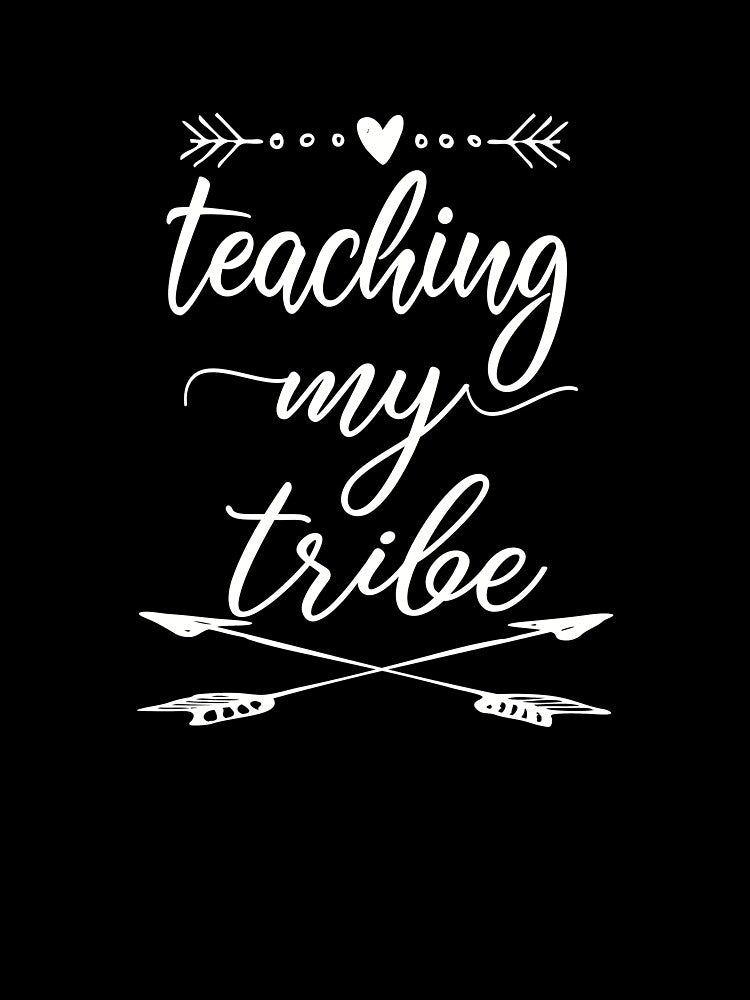Teaching My Tribe Trendy Boho Teacher Design by Sapphire Star T-Shirts, Hoodie, Sweatshirt | BlankRebels.com (Image 3)