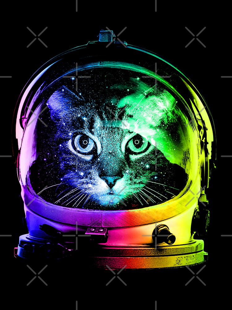 Astronaut Cat by clingcling T-Shirts, Hoodie, Sweatshirt | BlankRebels.com (Image 3)