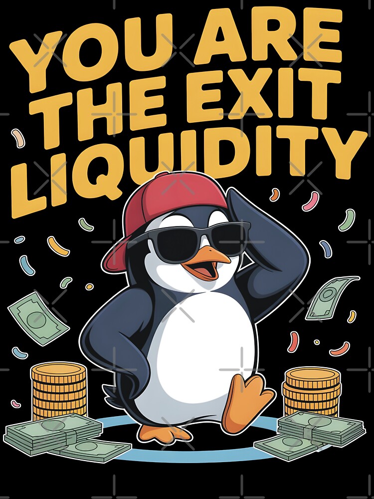 You Are The Exit Liquidity Funny Gifts For Stock Market Humor by SkymarArt T-Shirts, Hoodie, Sweatshirt (Image 3)