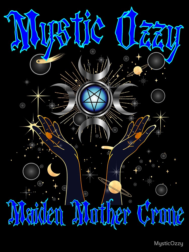 Embrace the Eternal Feminine of the Triple Moon Goddess: Maiden Mother Crone by MysticOzzy T-Shirts, Hoodie,... (Image 3)