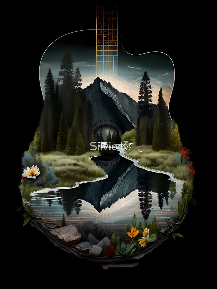 Fusion of Guitar and Nature - Night by Silvio K.
