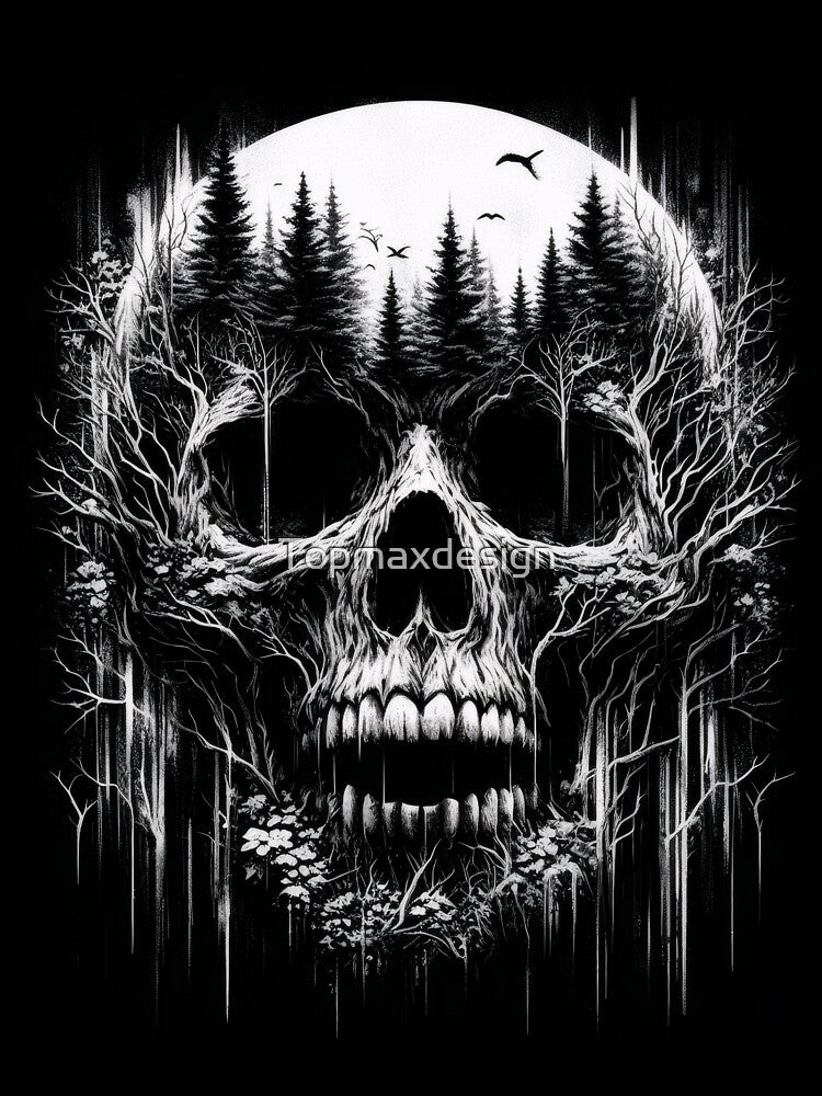 Trees on the Skull by Topmaxdesign T-Shirts, Hoodie, Sweatshirt | BlankRebels.com (Image 3)