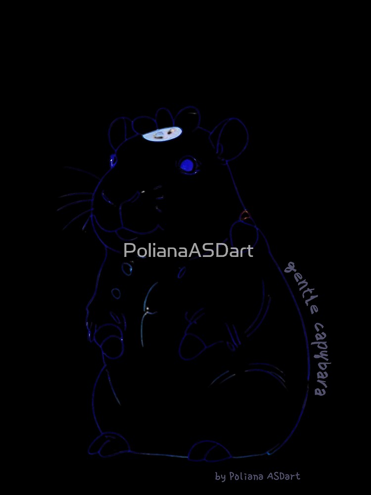 Gentle Dreamer Capybara Illustration T-Shirts, Hoodie, Sweatshirt