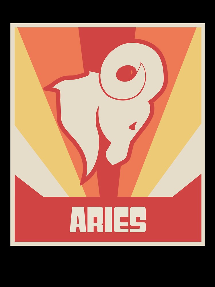 Aries – Retro Astrology Zodiac Sign by Jam Jar T-Shirts, Hoodie, Sweatshirt | BlankRebels.com (Image 3)