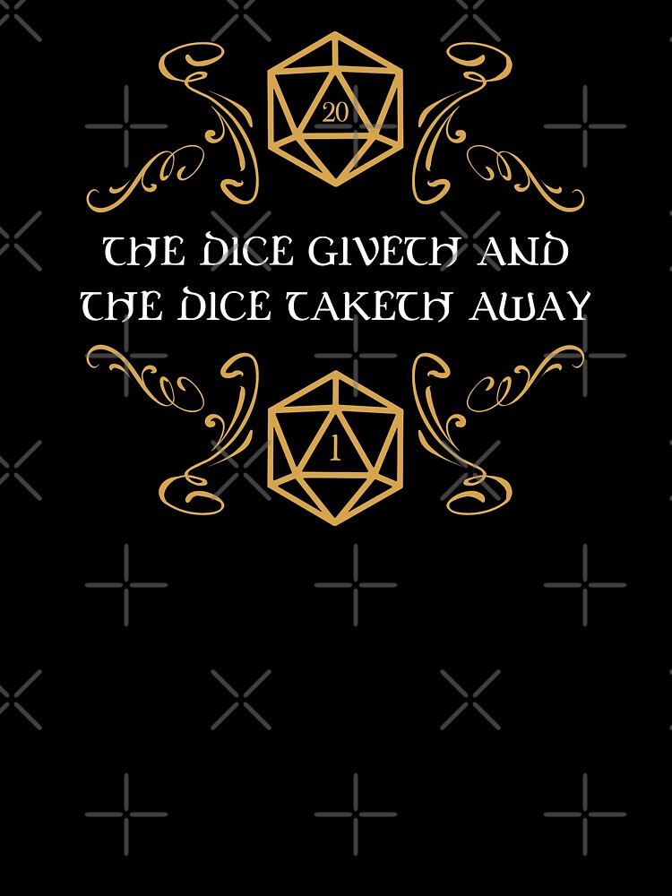 The Dice Giveth and Taketh Away Natural 20 and Critical Fail by pixeptional T-Shirts, Hoodie, Sweatshirt (Image 3)
