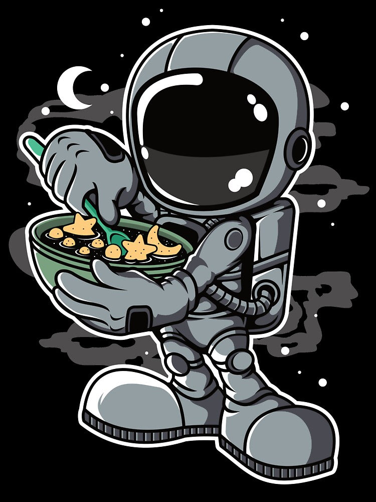 Astronaut Star Cereal - Funny Outer Space Lovers by Desteroids T-Shirts, Hoodie, Sweatshirt | BlankRebels.com (Image 3)
