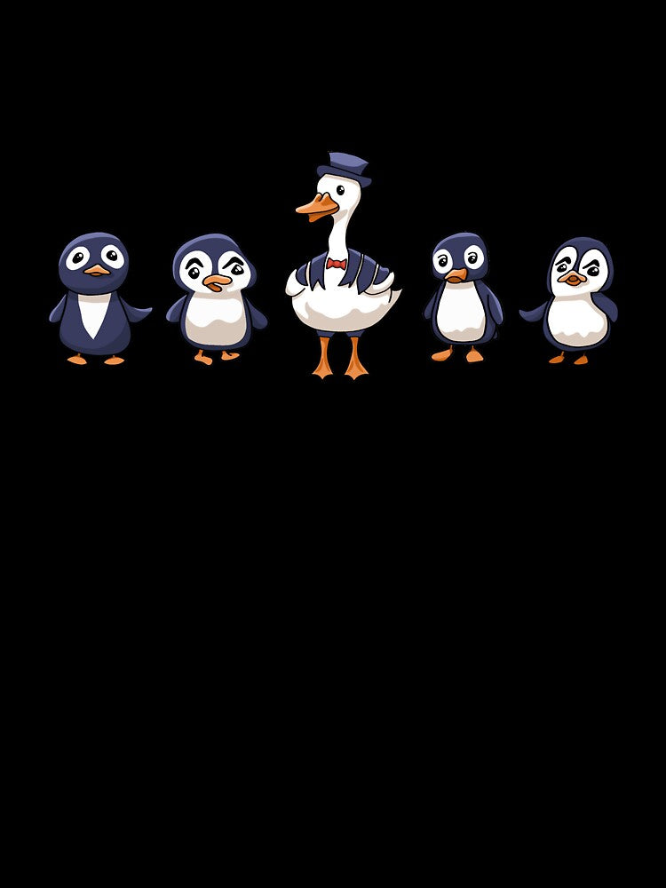 Business Goose - Cute Penguins by Caden Darling Designs