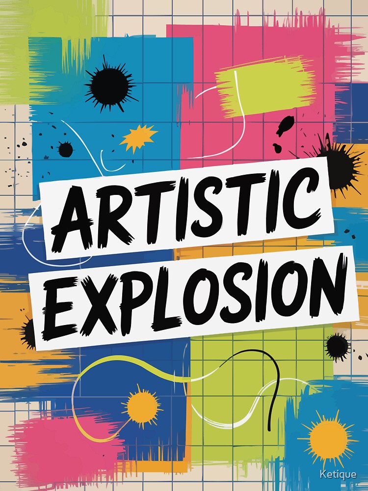 Artistic Explosion and Abstract Art of Color by Ketique T-Shirts, Hoodie, Sweatshirt | BlankRebels.com (Image 3)