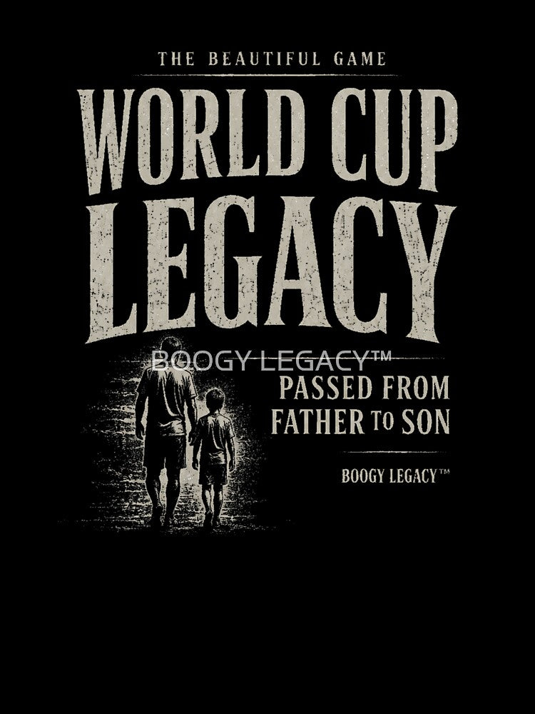 World Cup Legacy Passed From Father To Son Soccer Shirt by BOOGY LEGACY™