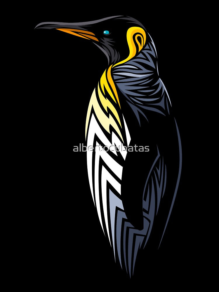 Tribal penguin by albertocubatas