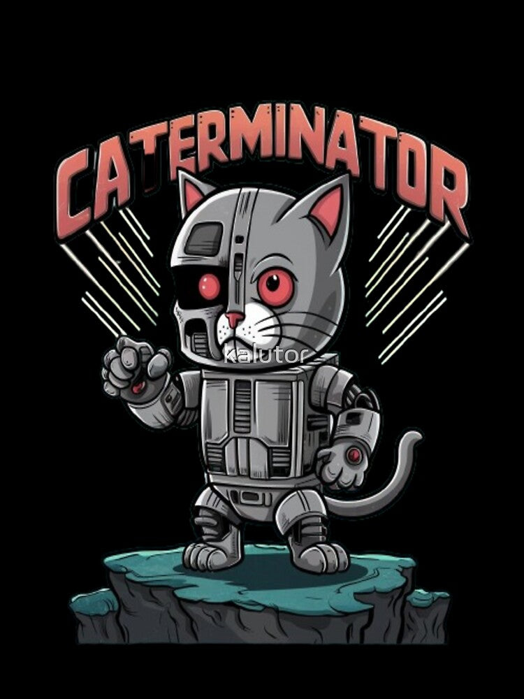Cat as Terminator by kalutor T-Shirts, Hoodie, Sweatshirt | BlankRebels.com (Image 3)