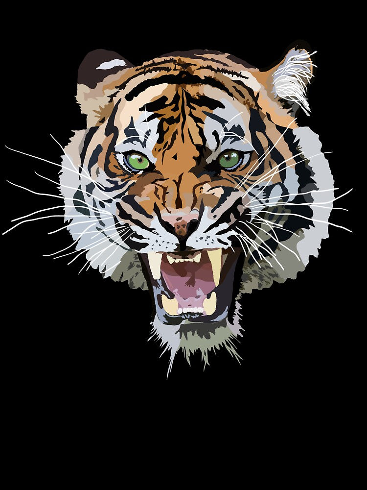Tiger Growl - Big Cat Appreciation by WennsdaysChild T-Shirts, Hoodie, Sweatshirt | BlankRebels.com (Image 3)