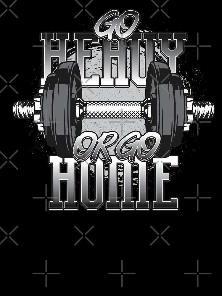 gym stickers go heavy or go home new design by Cardio Boutique T-Shirts, Hoodie, Sweatshirt | BlankRebels.com (Image 3)
